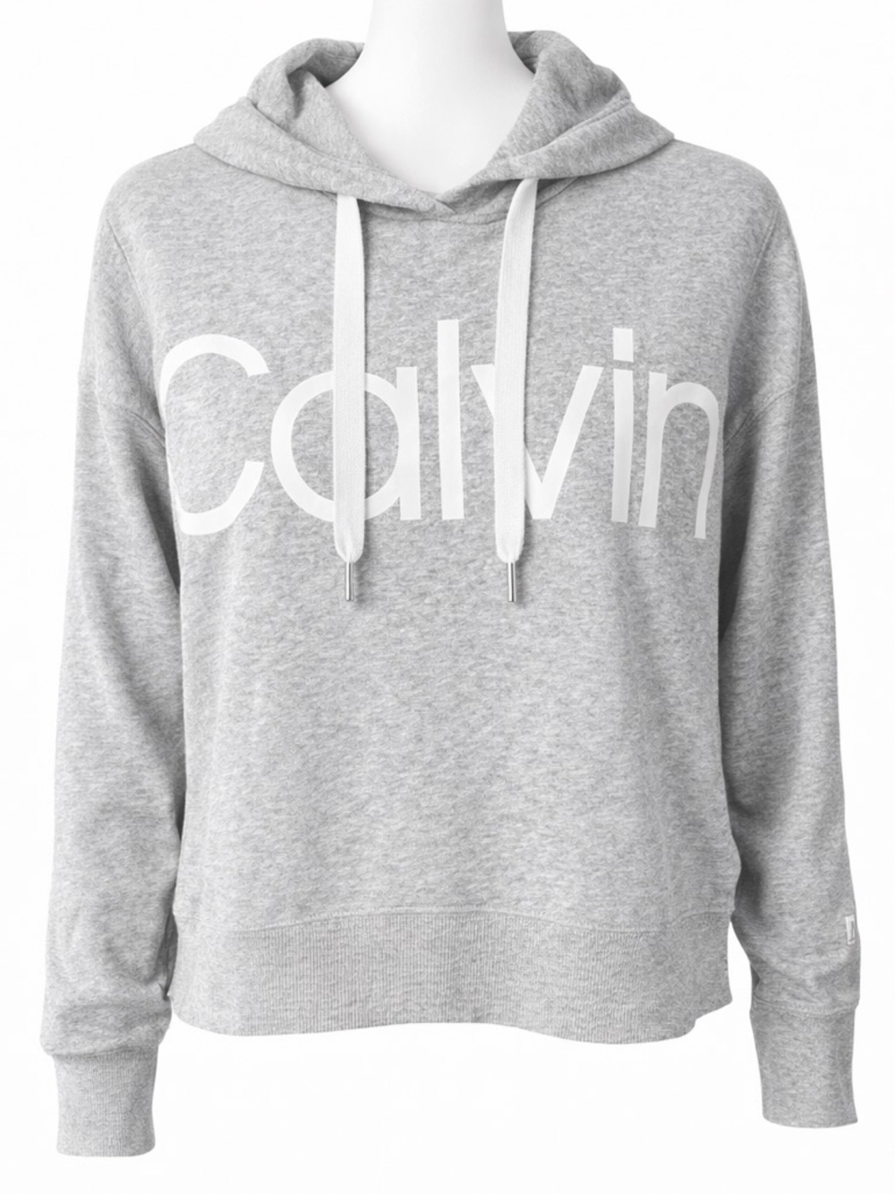 Calvin Klein Light Gray Logo Hoodie size small - Picture 1 of 7